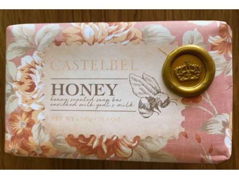 Castelbel Honey Soap Bar, 10.5 oz/300 g