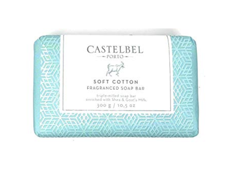 Castelbel Porto Bar Soap, Soft Cotton, 10.5 oz