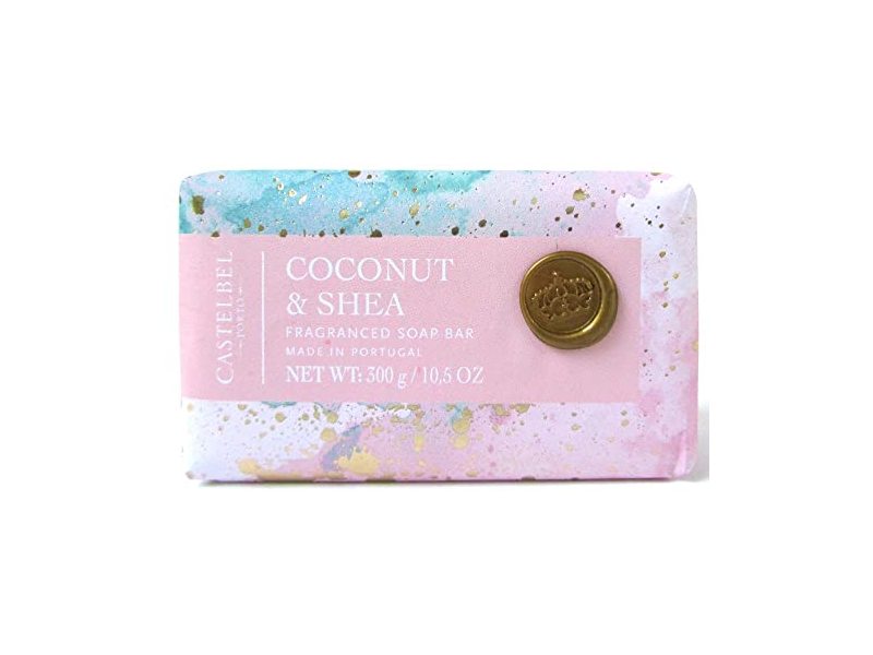 Castelbel Porto Fragranced Bar Soap Coconut & Shea, 10.5 oz/300 g
