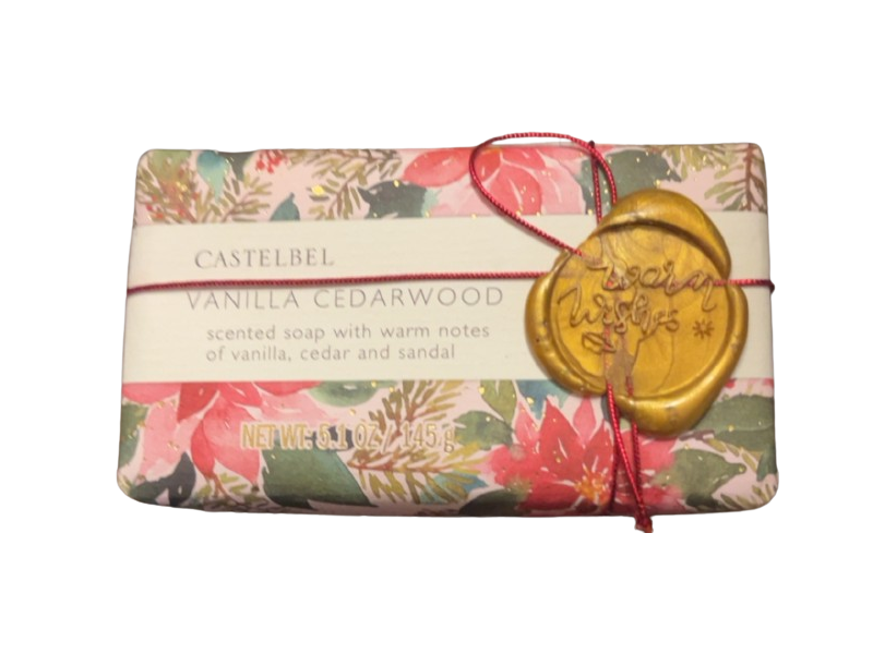 Castelbel Soap Bar, Vanilla Cedarwood, 5.1 oz/145 g