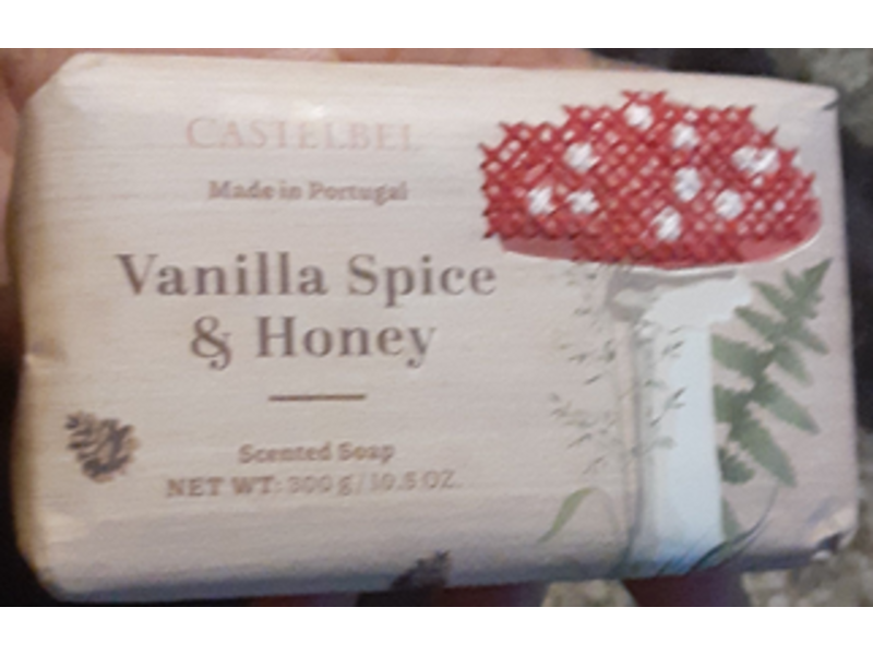 Castelbel Vanilla Spice & Honey Bar Soap, 10.5 oz/300 g