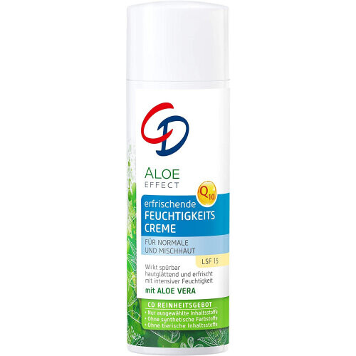 Aloe Effect Moisturising Day Cream With Q10 & Aloe Vera SPF 15