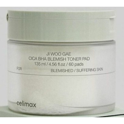 Jiwoogae Cica BHA Blemish Toner Pad