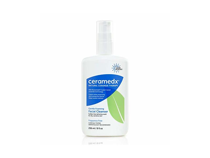 Ceramedx Natural Ceramide Therapy Gentle Foaming Facial Cleanser, 8 fl oz/236 mL