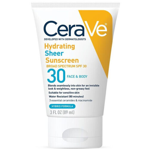 Hydrating Sheer Face And Body Sunscreen SPF 30