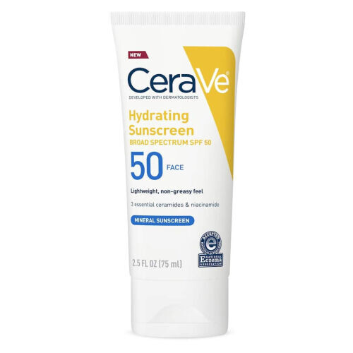 Hydrating Sunscreen Face Lotion Broad Spectrum SPF 50