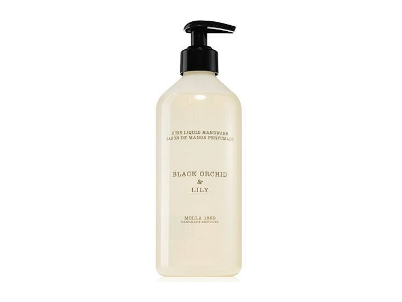 Cereria Molla Fine Liquid Handwash, Black Orchid & Lily, 16.9 fl oz/500 mL
