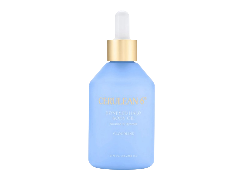 Cerulean 6° Nourish & Hydrate Honeyed Halo Body Oil, Cloudline, 6.76 fl oz/200 mL