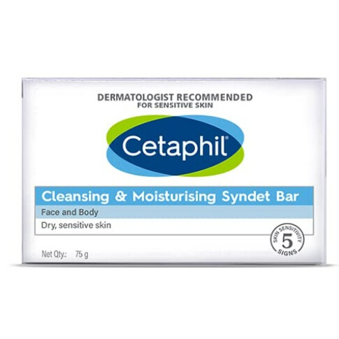 Moisturising Syndet Bar For Dry, Sensitive Skin