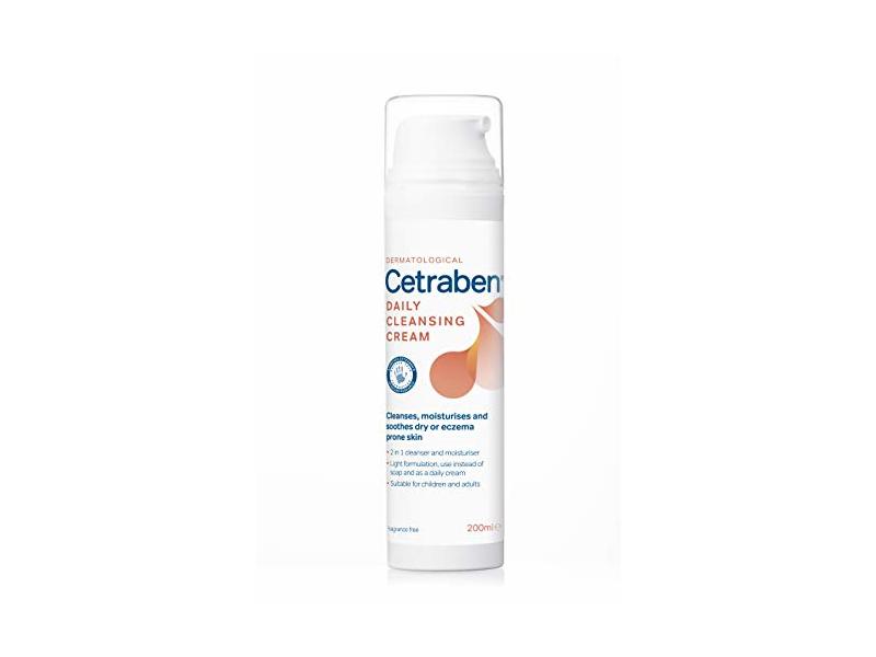 Cetraben 2-In-1 Daily Cleansing Cream, 200 mL