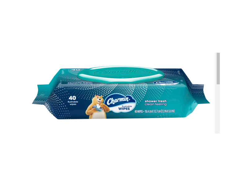 Charmin Shower Fresh Clean Wipes, 40 Count, Pack Of 12