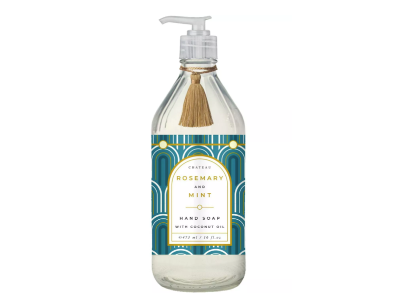 Chateau Hand Soap, Rosemary And Mint, 16 fl oz/473 mL