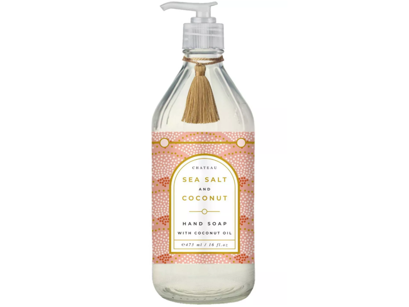 Chateau Hand Soap, Sea Salt And Coconut, 16 fl oz/473 ml