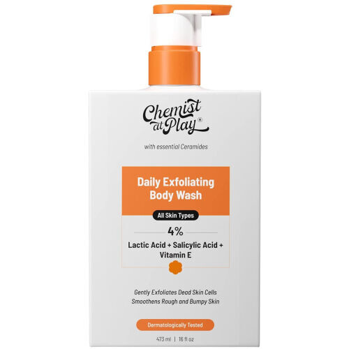 Daily Exfoliating Body Wash 4% Lactic Acid + Salicylic Acid + Vitamin E