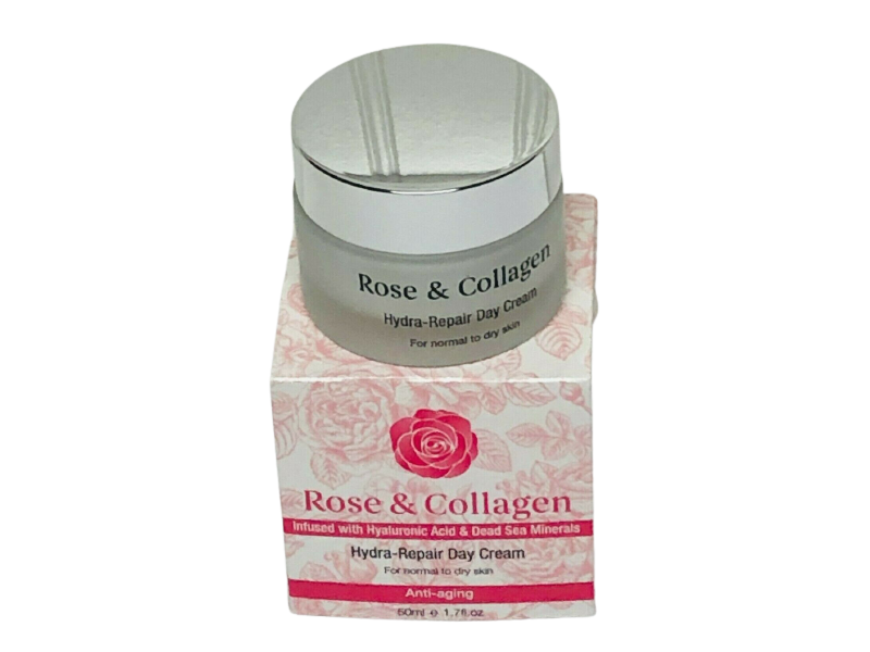 Chic Cosmetics Rose & Collagen Hydra-Repair Day Cream, Anti-Aging, 1.7 fl oz/50 ml