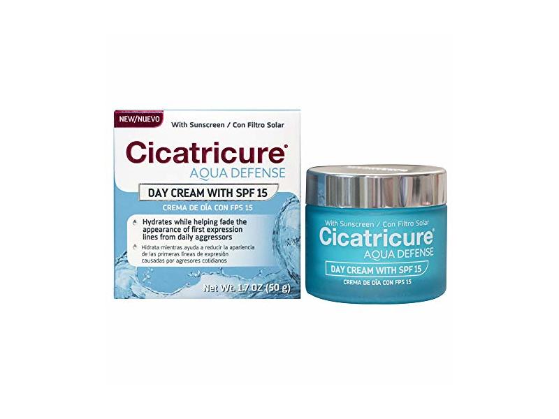 CICATRICURE Aqua Defense Day Cream SPF 15, 1.6 fluid ounce