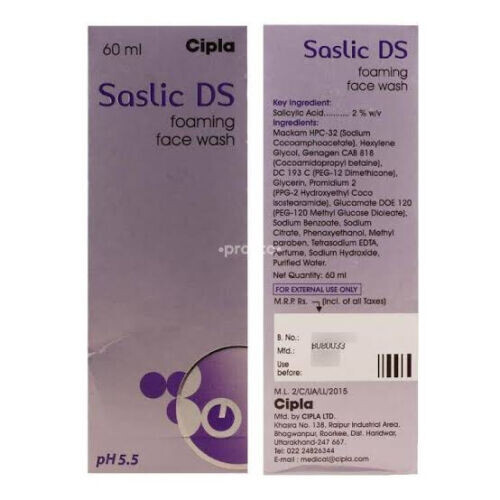 Saslic Ds Foaming Facewash