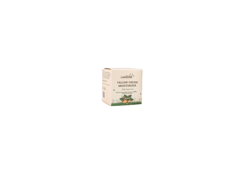 ClariagGLOW Tallow Cream Moisturizer, Almond, 4 oz