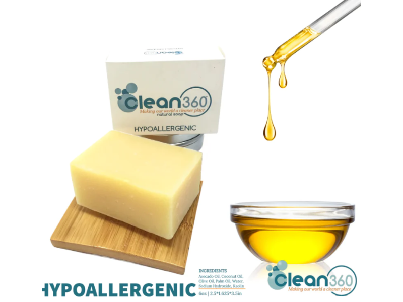 Clean 360 Natural Soap, 3 oz/85 g