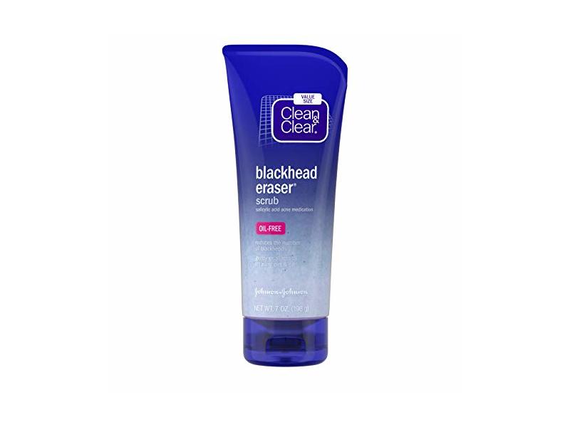 Clean&clear Blackhead Eraser Facial Scrub With 2% Salicylic Acid, 7 Ounce