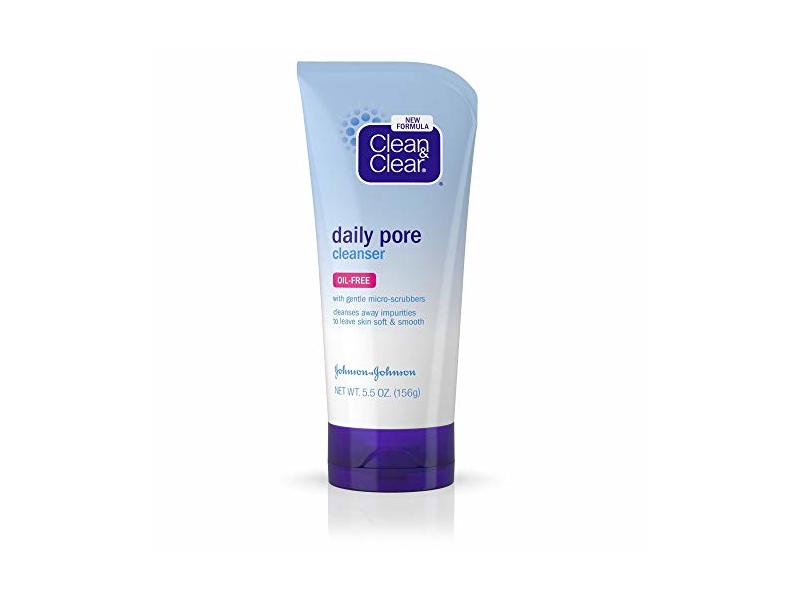 CLEAN & CLEAR Daily Pore Cleanser Oil-Free 5.50 oz (Pack of 5)