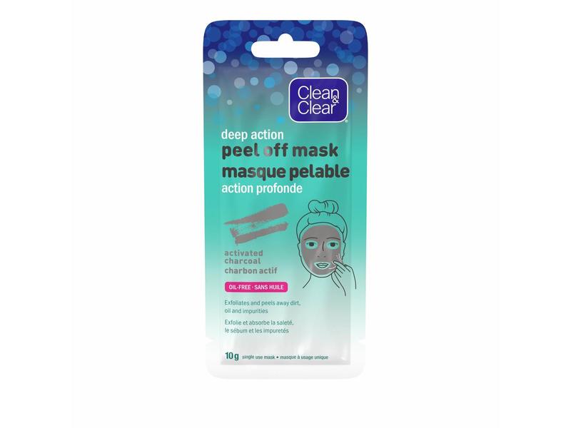 Clean & Clear Deep Action Peel Off Face Mask with Charcoal