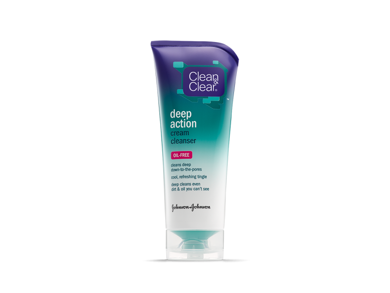 Clean & Clear Deep Action Cream Cleanser, 6.5 oz