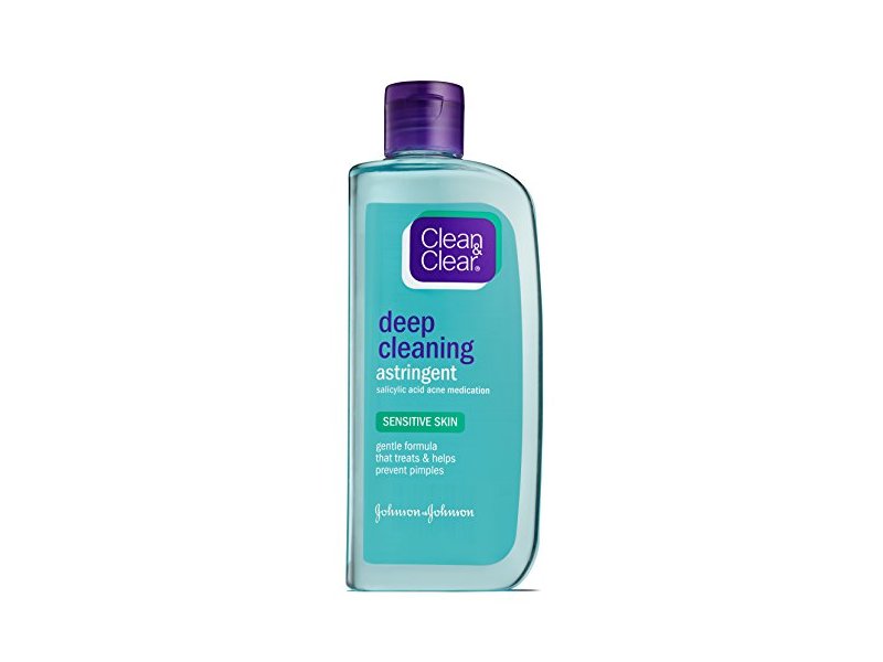Clean & Clear Deep Cleaning Astringent for Sensitive Skin, 8 Fluid Ounce (Pack of 6)