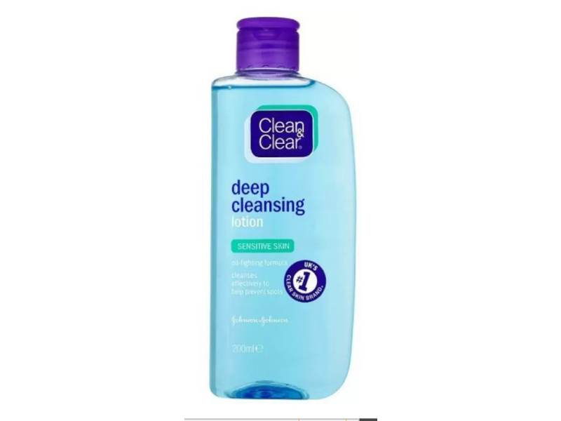 Clean & Clear Deep Cleansing Lotion, Sensitive, 200 mL