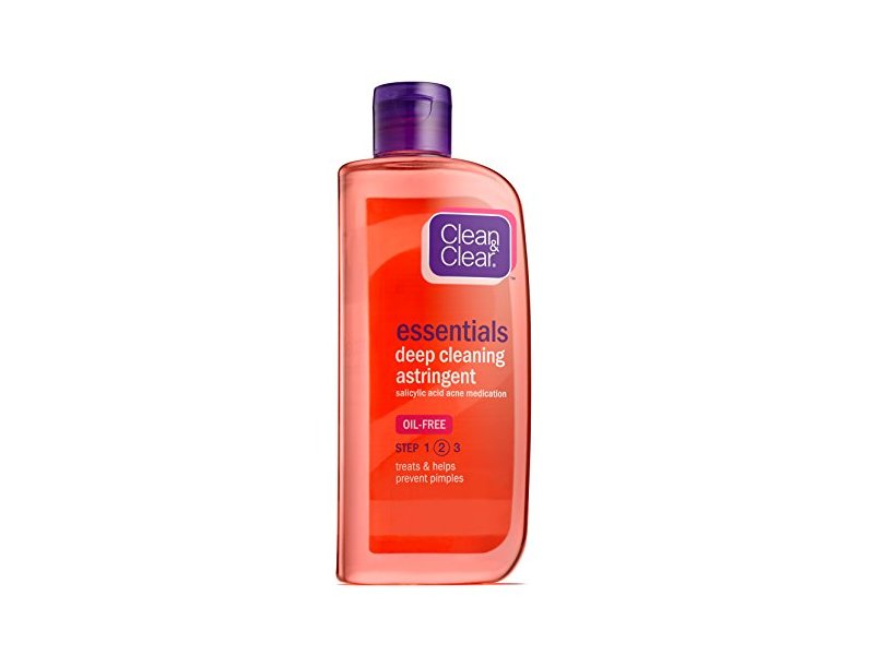 Clean & Clear ESSNTIALS Deep Cleaning Astringent , 8-Ounce (Pack of 2)