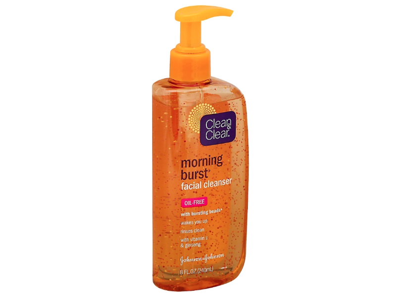 Clean & Clear Facial Cleanser, Morning Burst, Oil-Free, 8 fl oz/240 mL