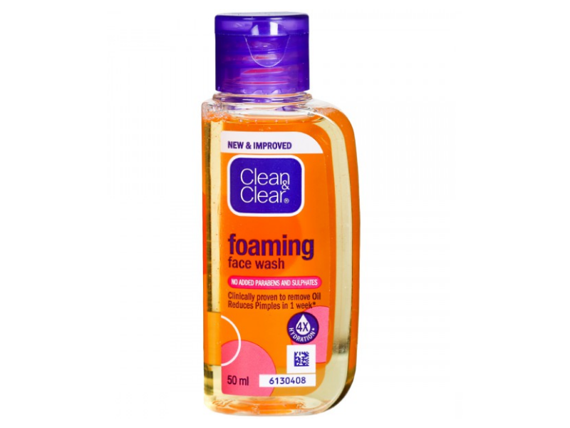 Clean & Clear Foaming Face Wash, 50 mL