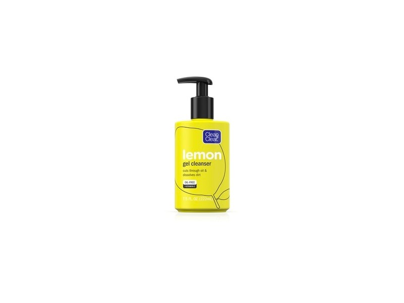 Clean & Clear Lemon Gel Facial Cleanser with Vitamin C
