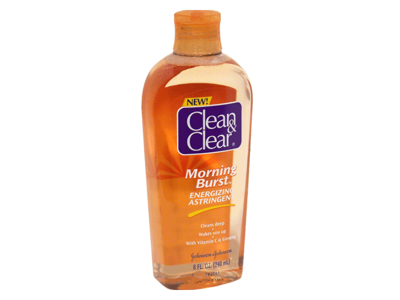 Clean & Clear Morning Burst Energizing Astringent Deep Cleanse, Vitamin C & Ginseng, 8 fl oz/240 mL