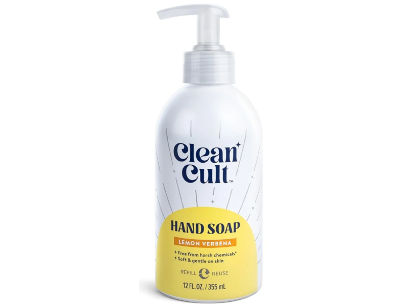 Clean Cult Hand Soap, Lemon Verbena, 12 fl oz/355 mL
