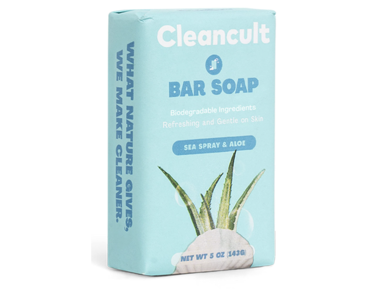 Cleancult Bar Soap, See Spray & Aloe, 5 oz/143 g