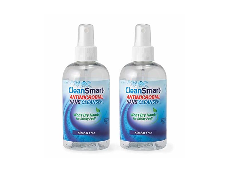CleanSmart Antimicrobial Skin & Hand Cleanser, 8 oz (Pack of 2)