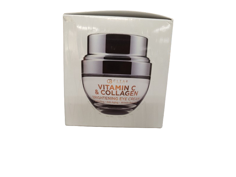Clear Beauty Brightening Eye Cream, Vitamin C & Collagen, 1.01 fl oz/30 mL
