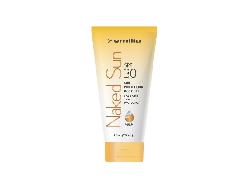 Emilia Naked Sun Sunscreen, SPF 30, Invisible Body Gel, 4.2 fl oz