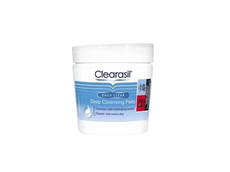 Clearasil Daily Clear Deep Cleansing Pads, 65 Count