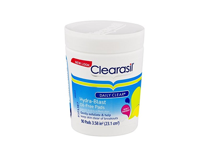 Clearasil Daily Clear Hydra-Blast Oil-Free Pads, 90 count