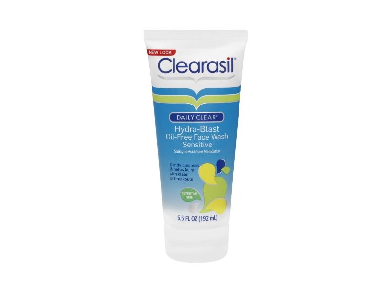 Clearasil Daily Clear Hydra-blast Oil-free Face Wash, Sensitive, 6.5 fl oz