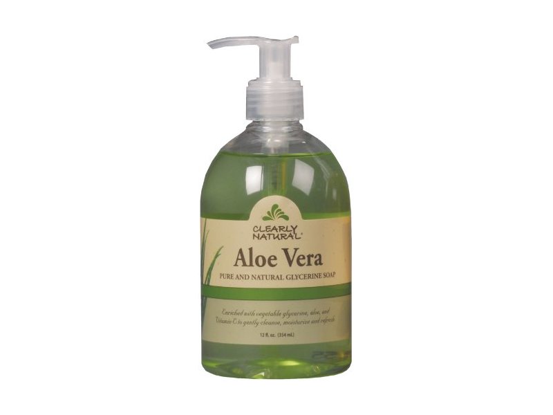 Clearly Natural Aloe Vera Liquid Glycerine Soap, 12 Ounce (Pack of 2)