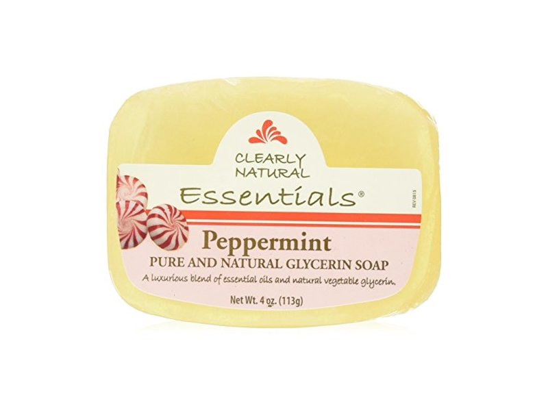 Clearly Natural Essentials Glycerin Bar Soap, Pack of 12, 4-Ounces Each