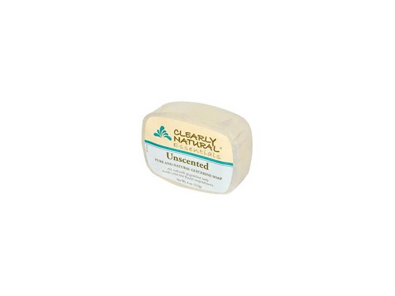 Clearly Natural Glycerin Soap, Unscented, 4 oz