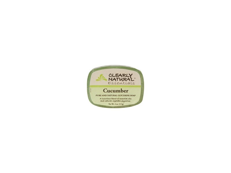 Clearly Natural: Glycerine Soap, Cucumber, 4 oz