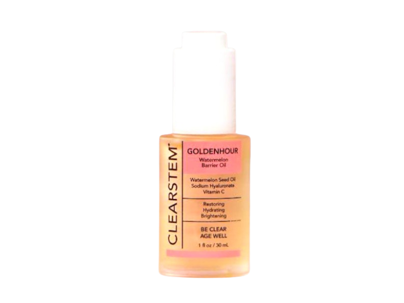 ClearStem Goldenhour Barrier Oil, Watermelon, 1 fl oz/30 mL