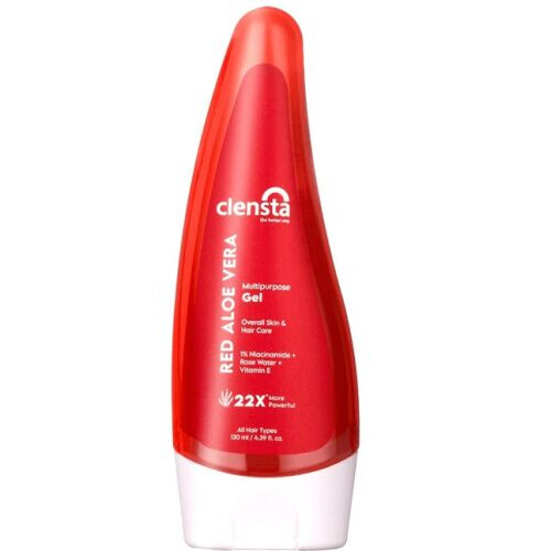 Red Aloe Vera Multipurpose Gel With 1% Niacinamide, Rose Water & Vitamin E For Overall Skin & Hair Care