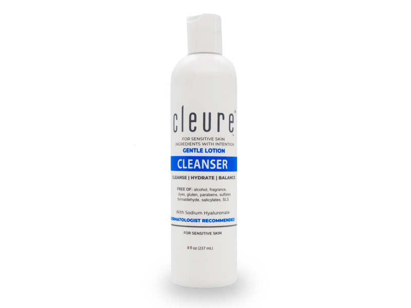 Cleure Gentle Lotion Cleanser, 8 fl oz/237 mL