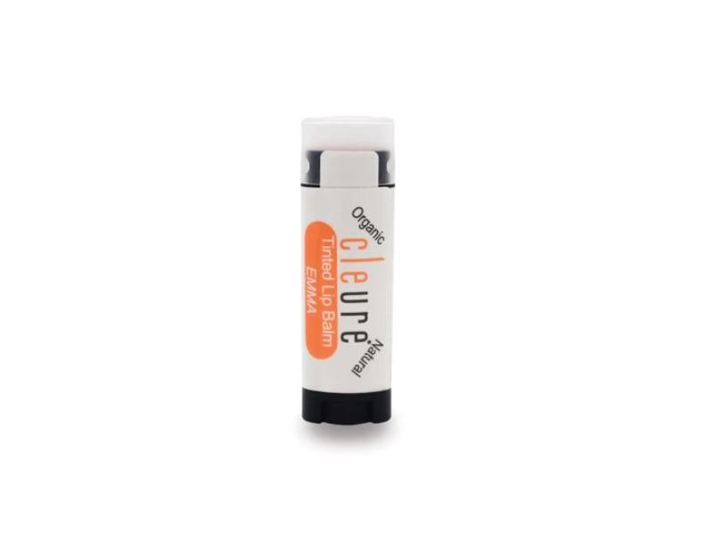 Cleure Tinted Lip Balm with Shea Butter - Organic, Emma, 0.15 oz